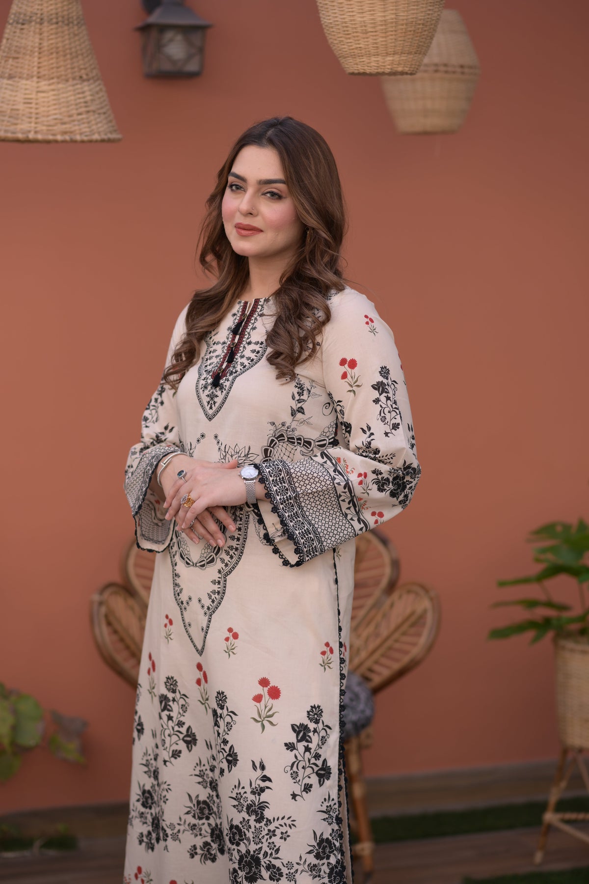 Aneelas Lawn Print 2pc [SPR-26-18] [Dispatch Time 2 Months]