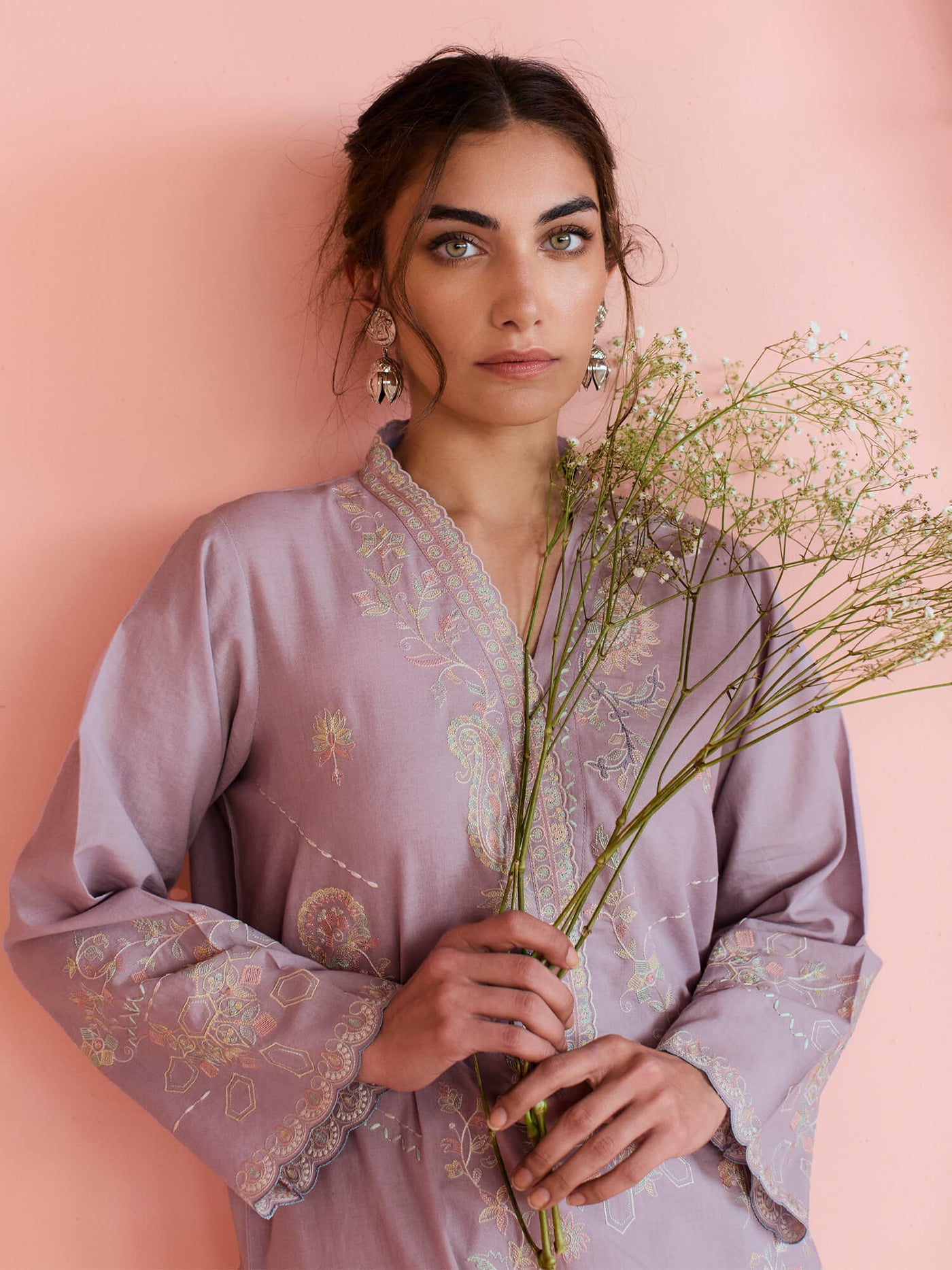 2-Piece Embroidered Set