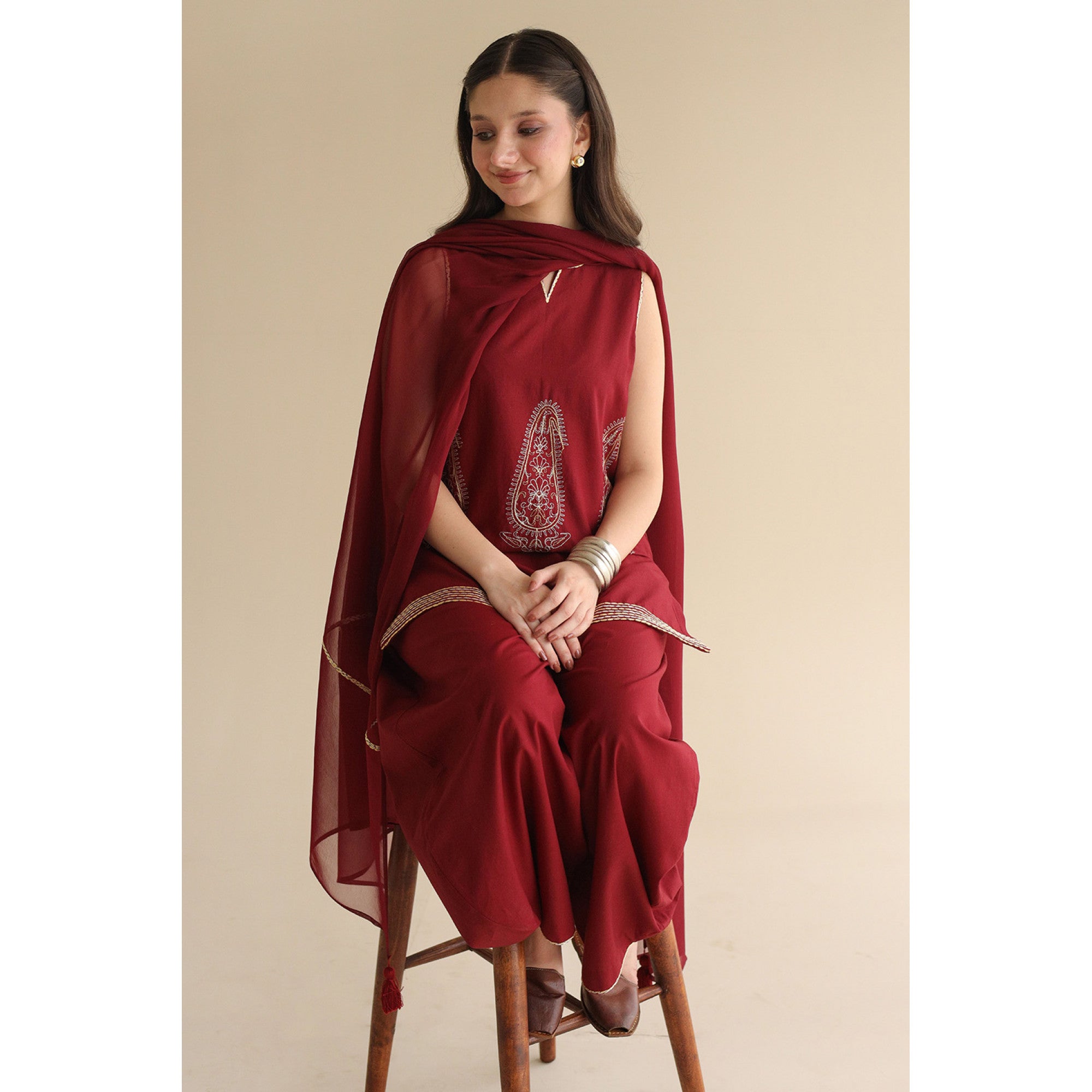 Maroon Outfit