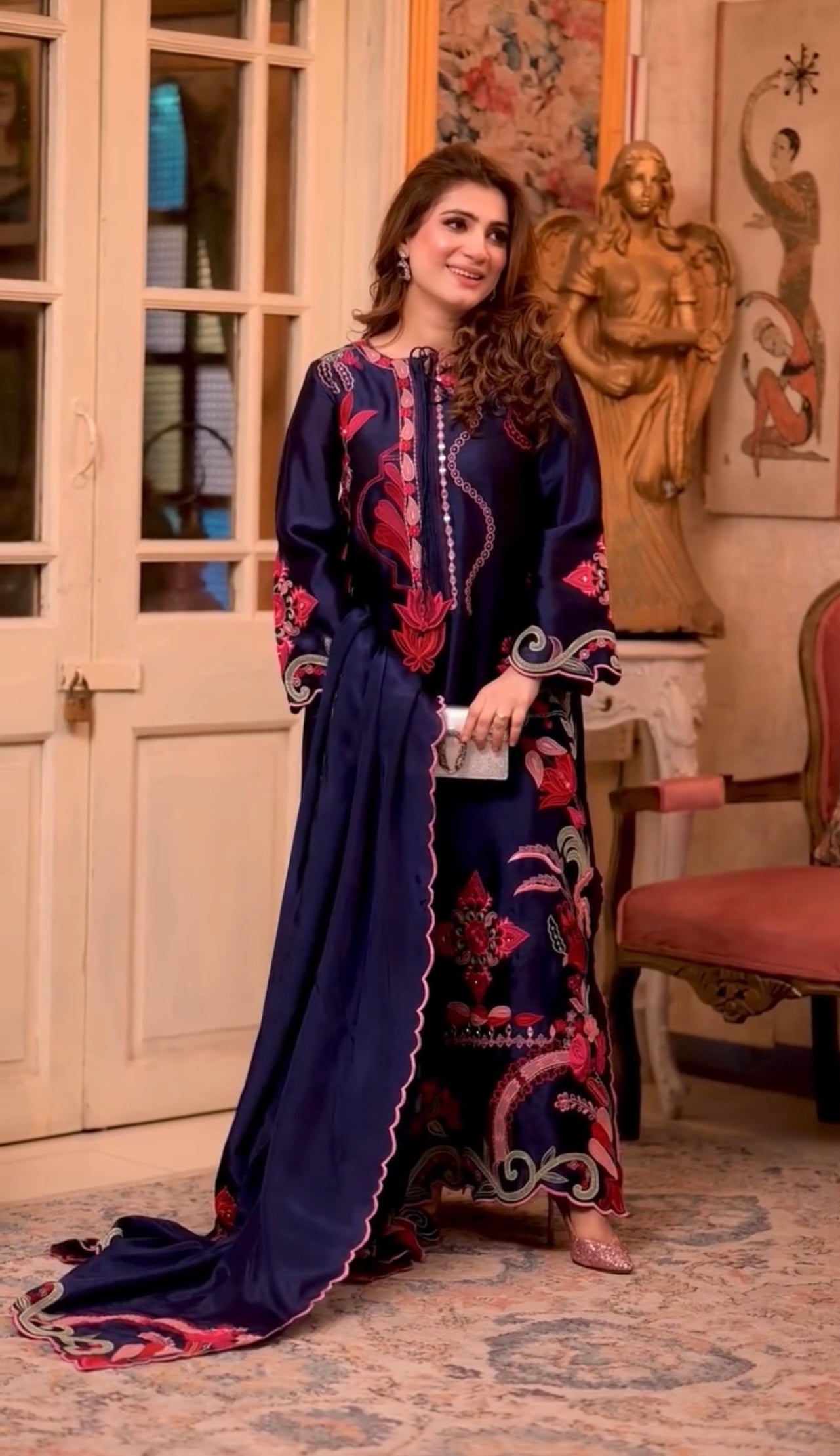 Mulberry Kaftan by Alizay Saad