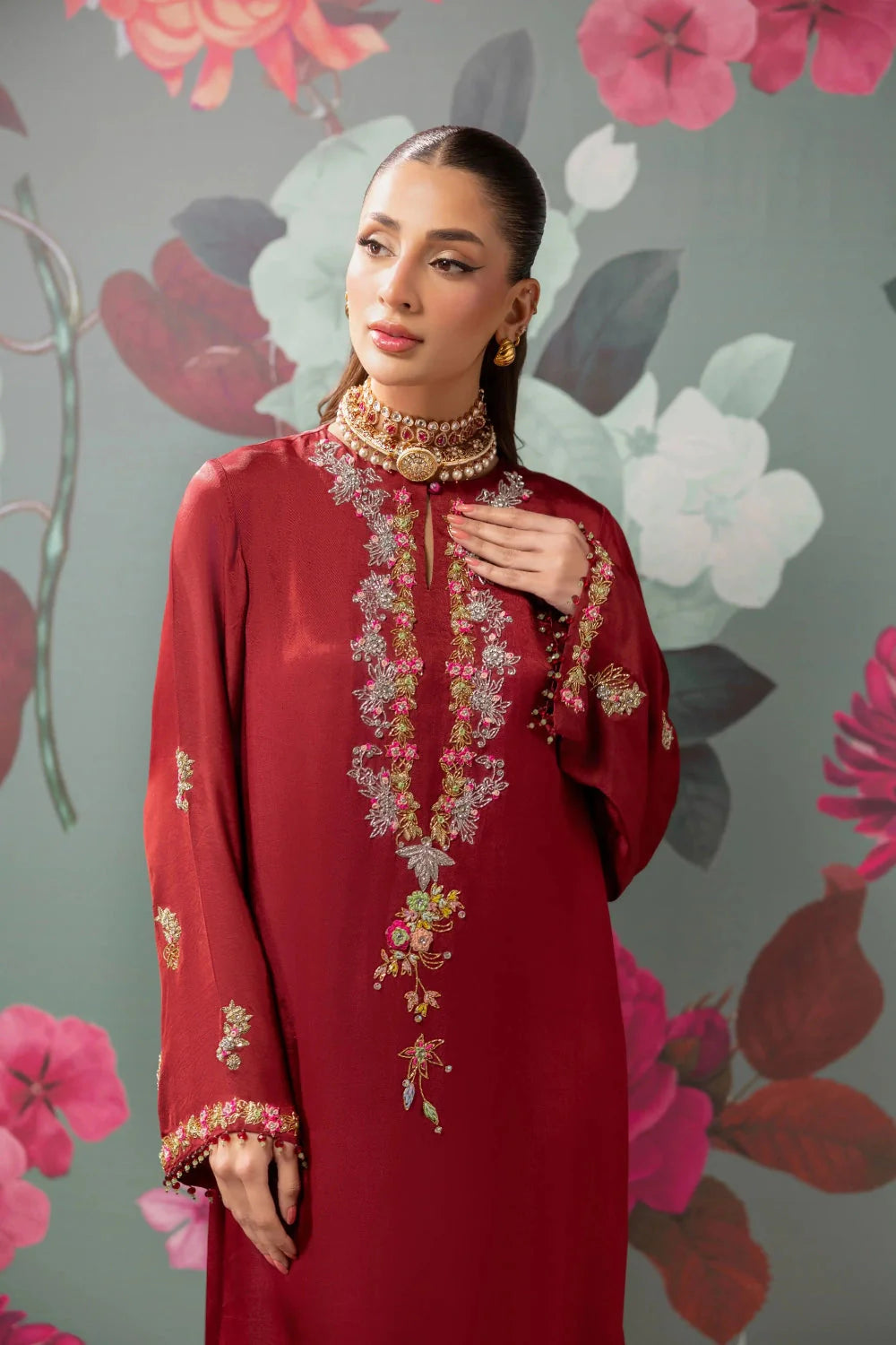 Fuschia Cherri Kaftan