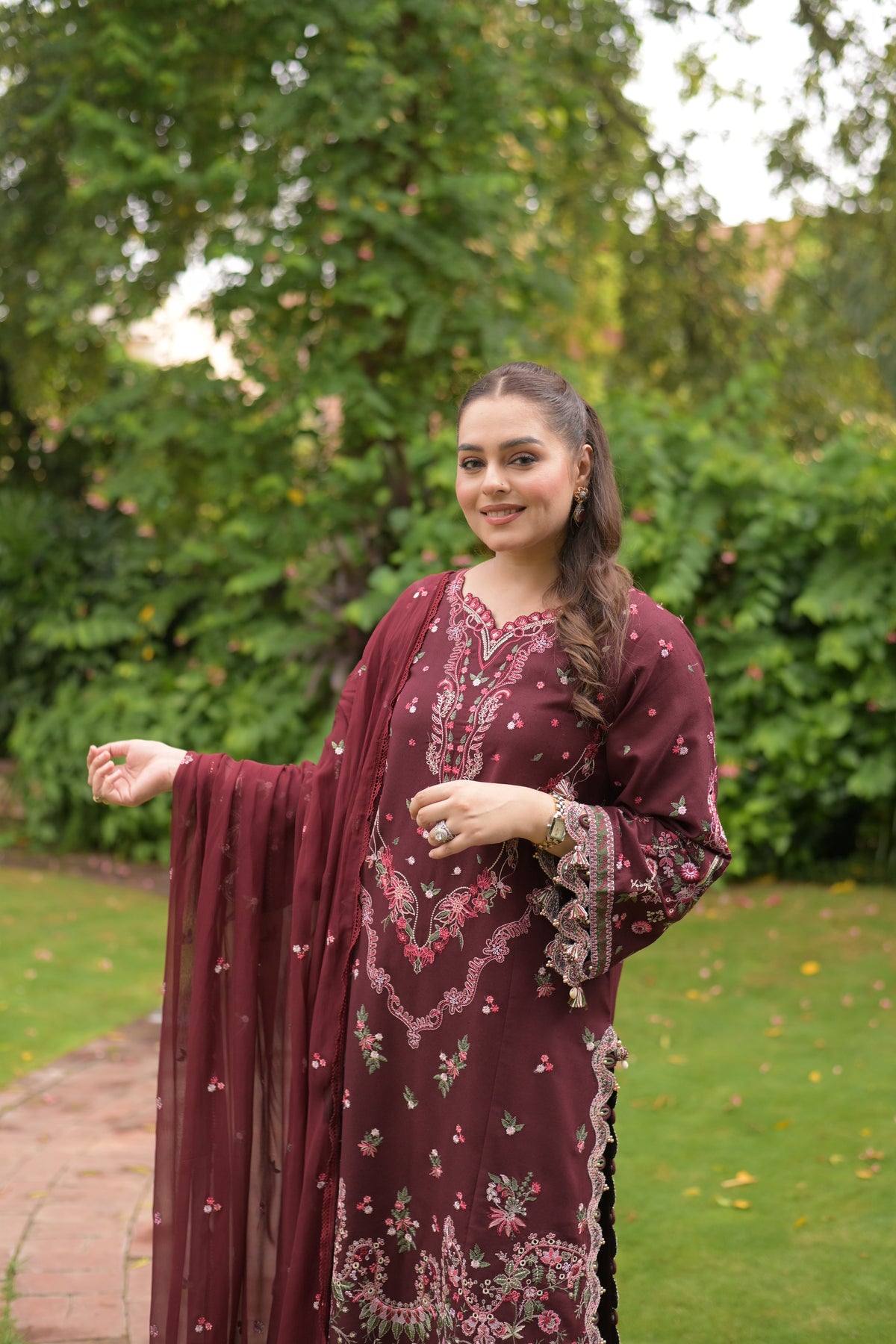 Aneelas Karandi Embroidered 2pc [KR-26-06]