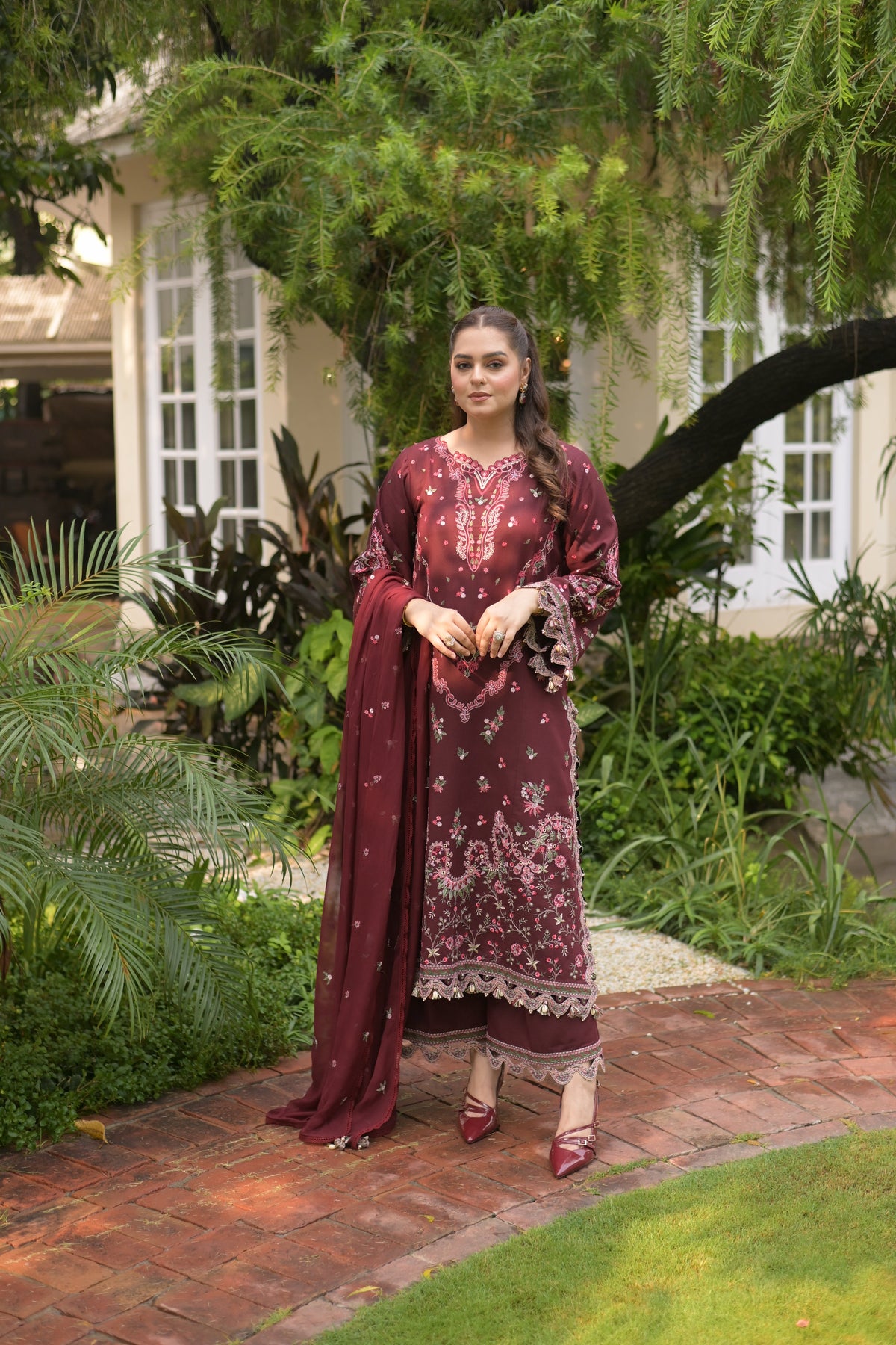 Aneelas Karandi Embroidered 2pc [KR-26-06]