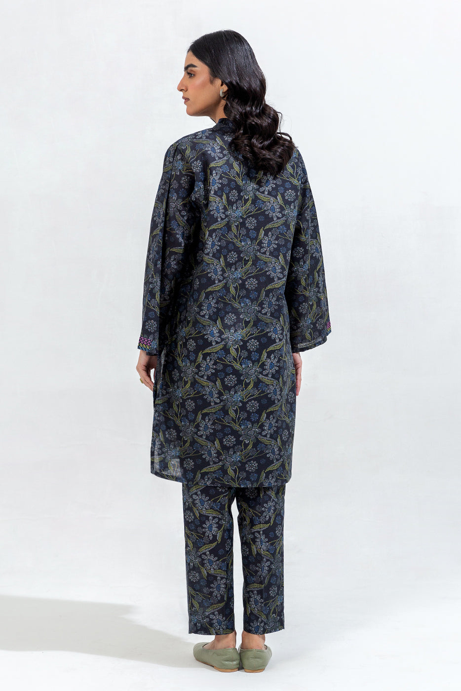 Printed Khaddar Shirt (Pret)