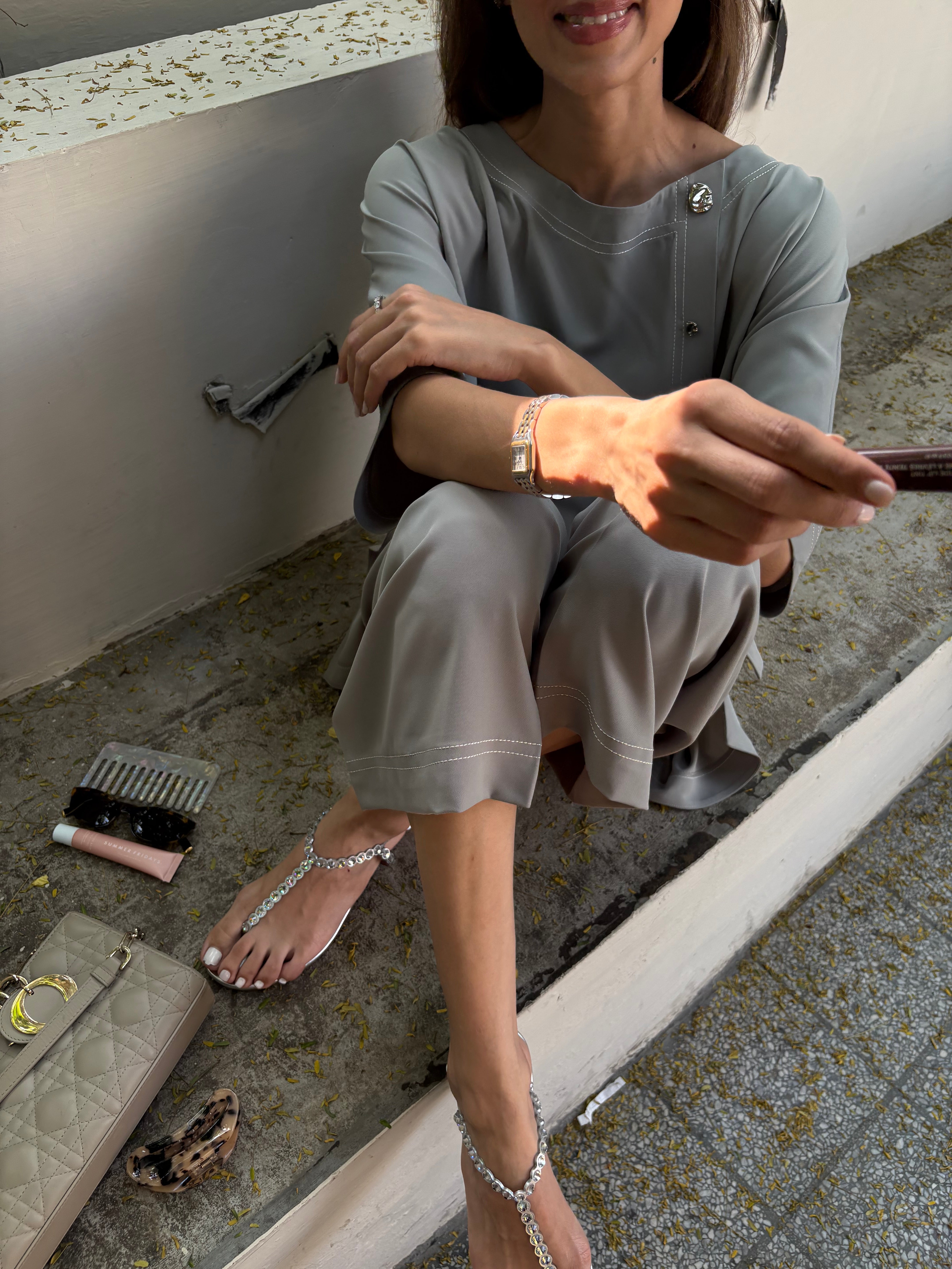 Muted Sea-green Claudia Set