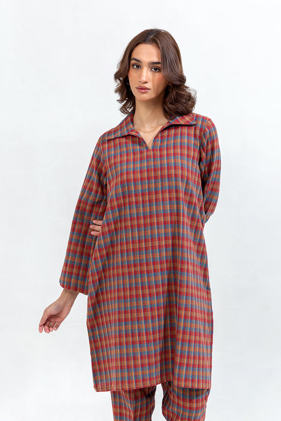 2 Piece Basic Yarn Dyed Suit (Pret)