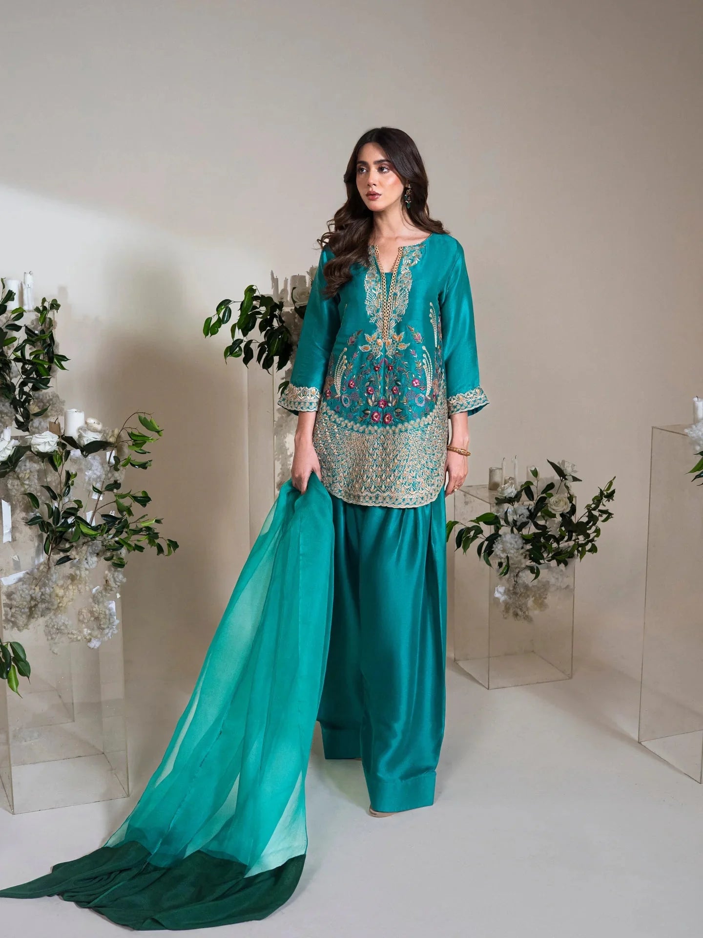 Plain Silk Pant