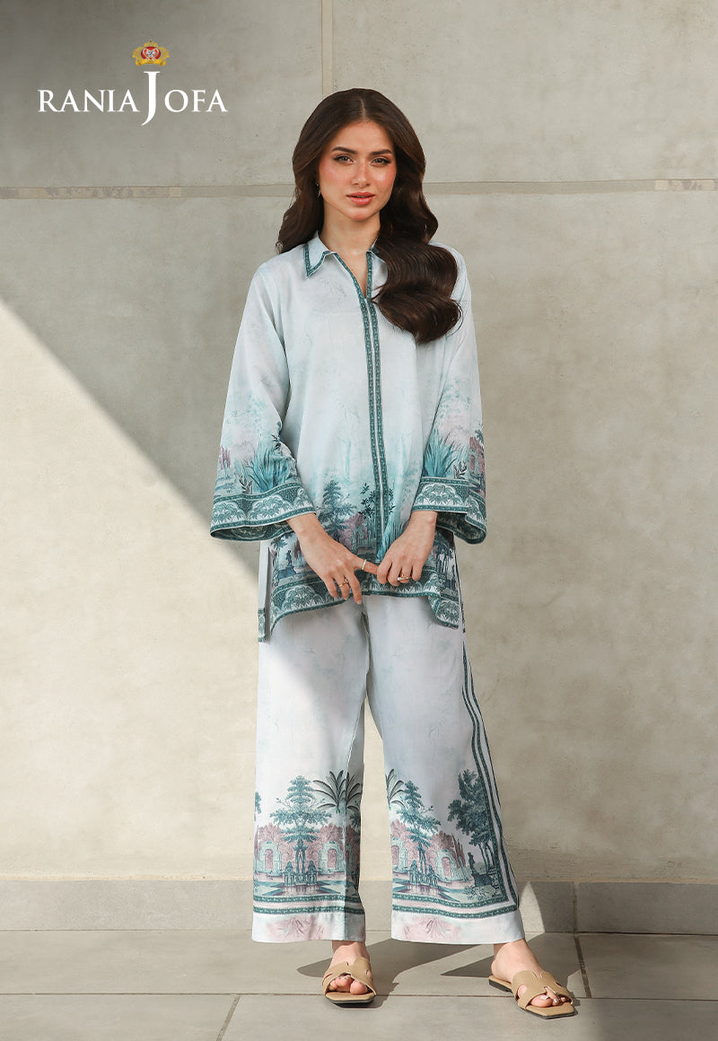 RARE-02 STITCHED PRINTED LAWN 2 PCS