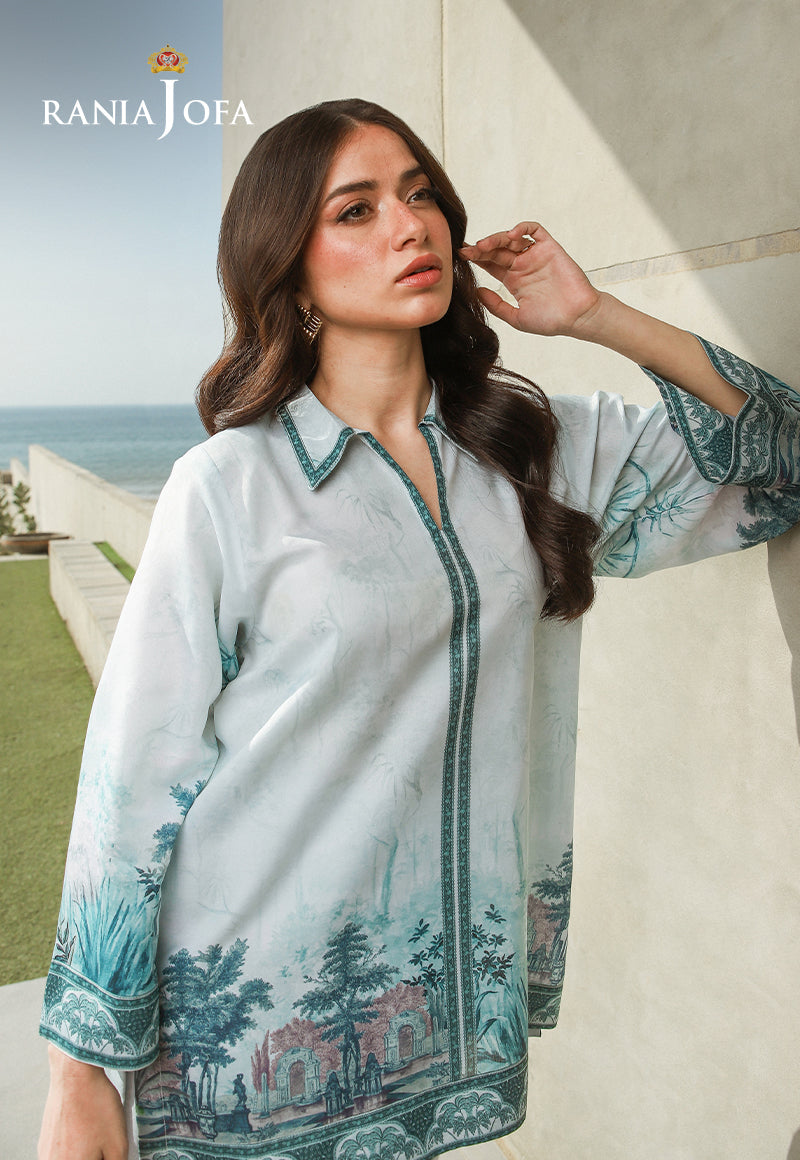 RARE-02 STITCHED PRINTED LAWN 2 PCS