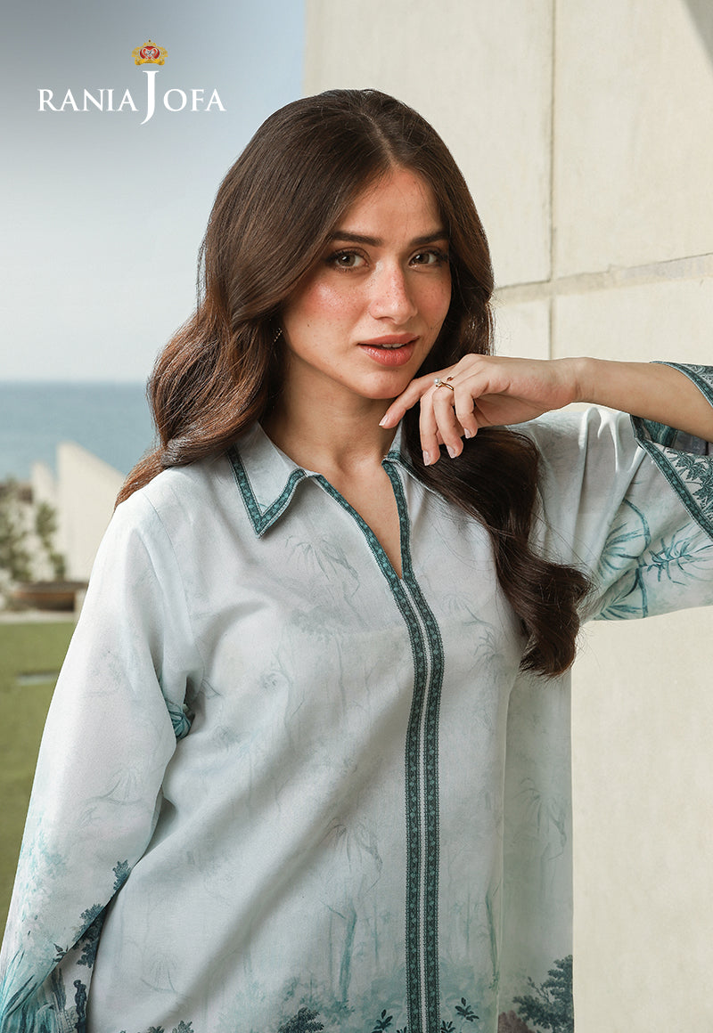 RARE-02 STITCHED PRINTED LAWN 2 PCS