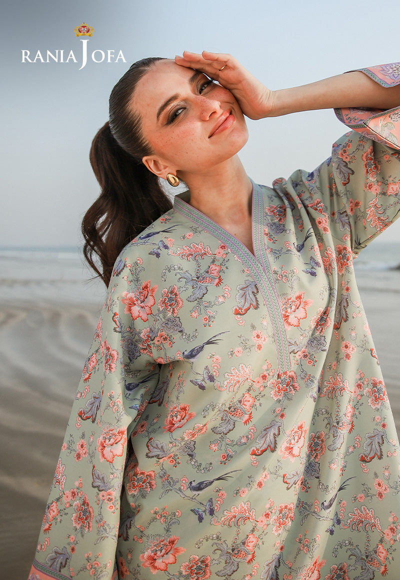 RARE-10 STITCHED PRINTED LAWN 2 PCS