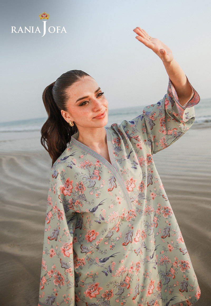 RARE-10 STITCHED PRINTED LAWN 2 PCS