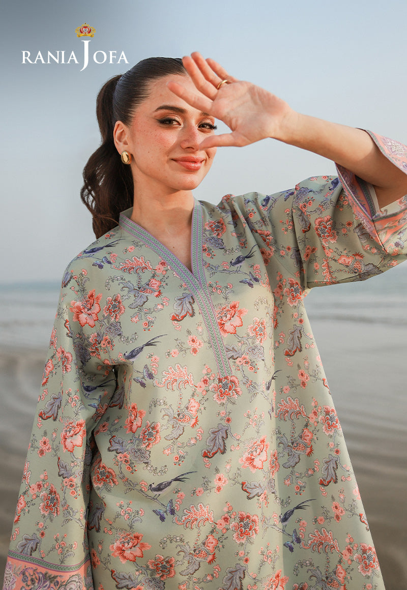 RARE-10 STITCHED PRINTED LAWN 2 PCS