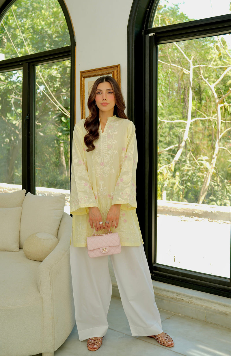 White Farshi Shalwar