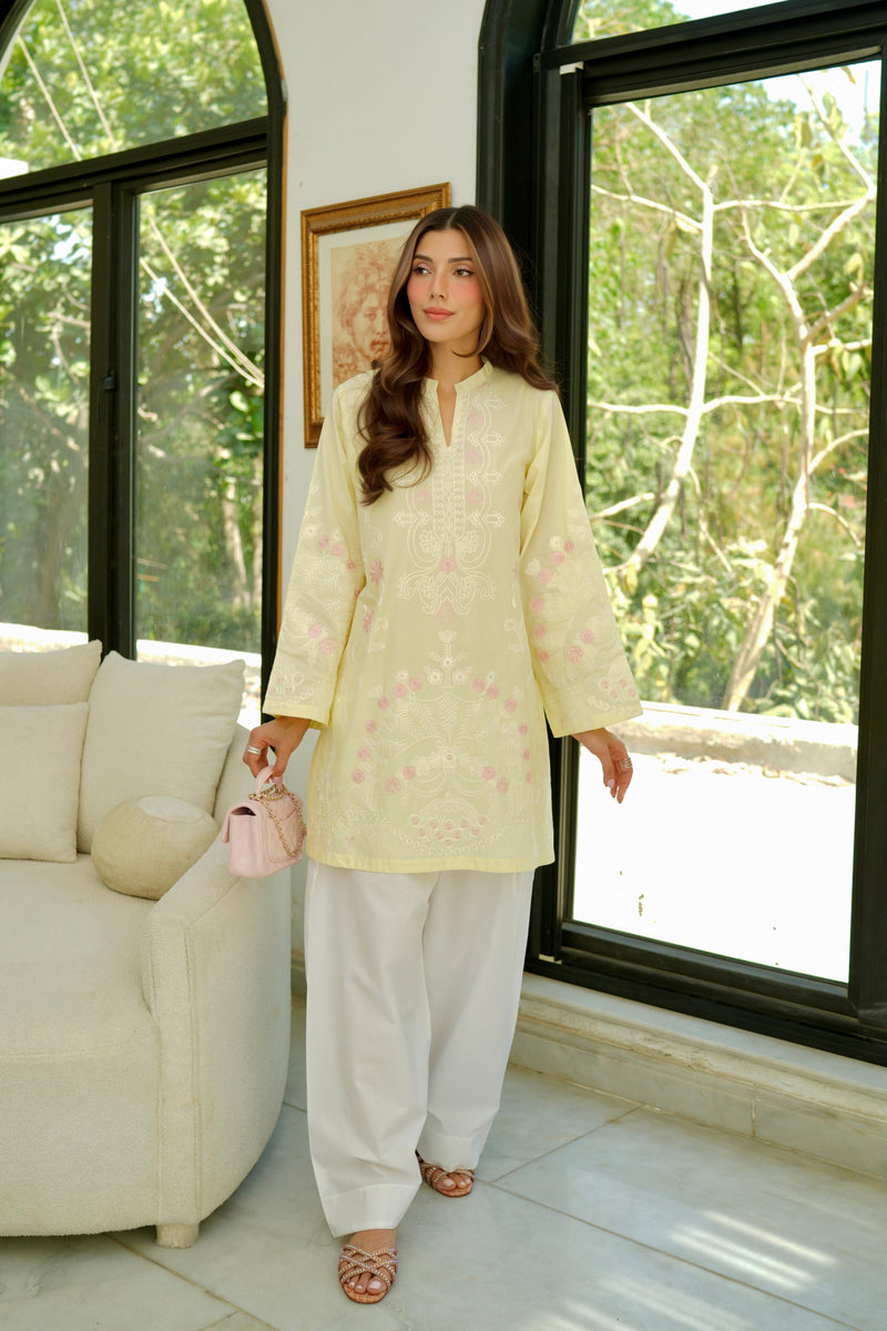 White Farshi Shalwar