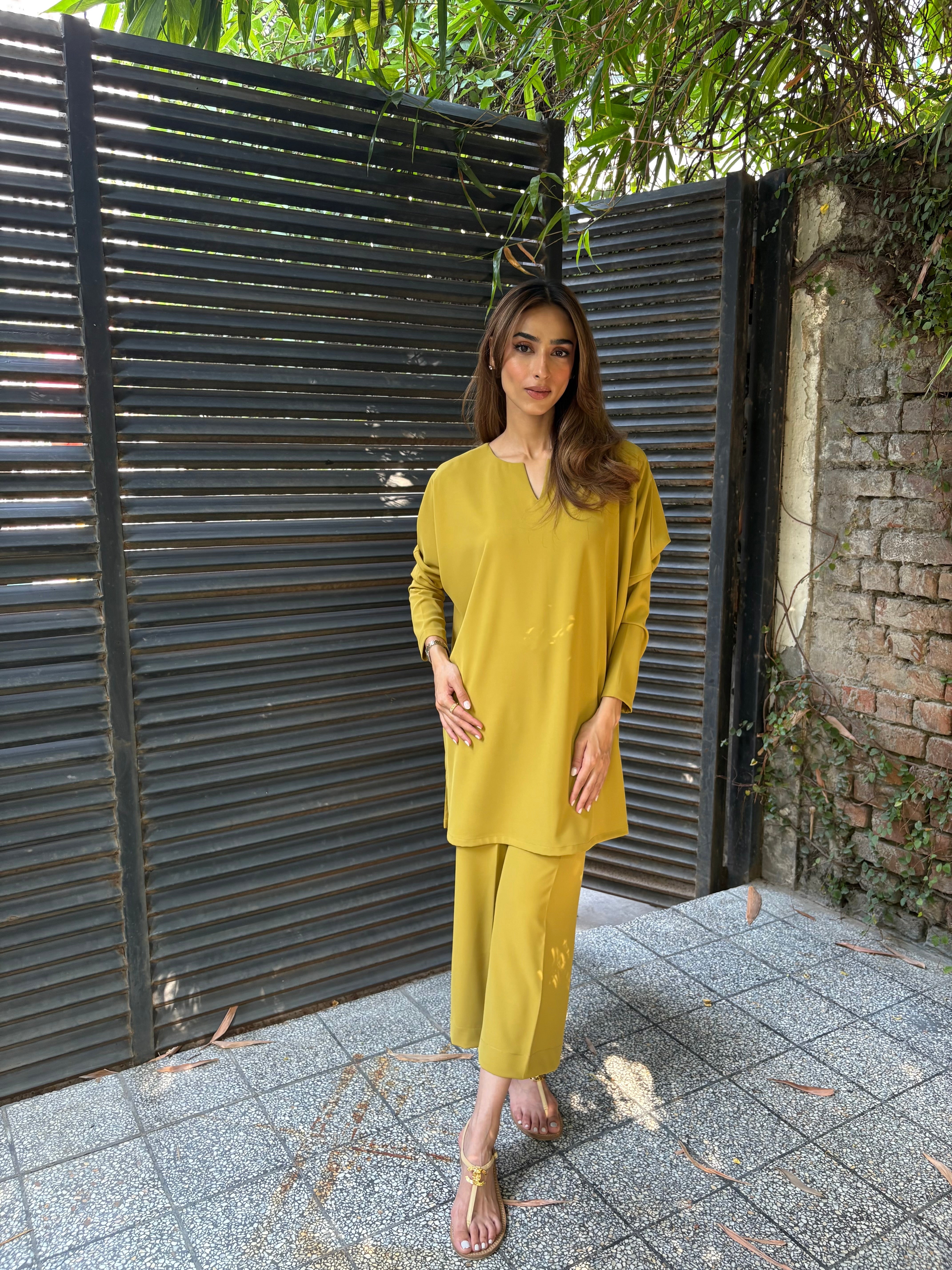 Muted Chartreuse Gabby Set