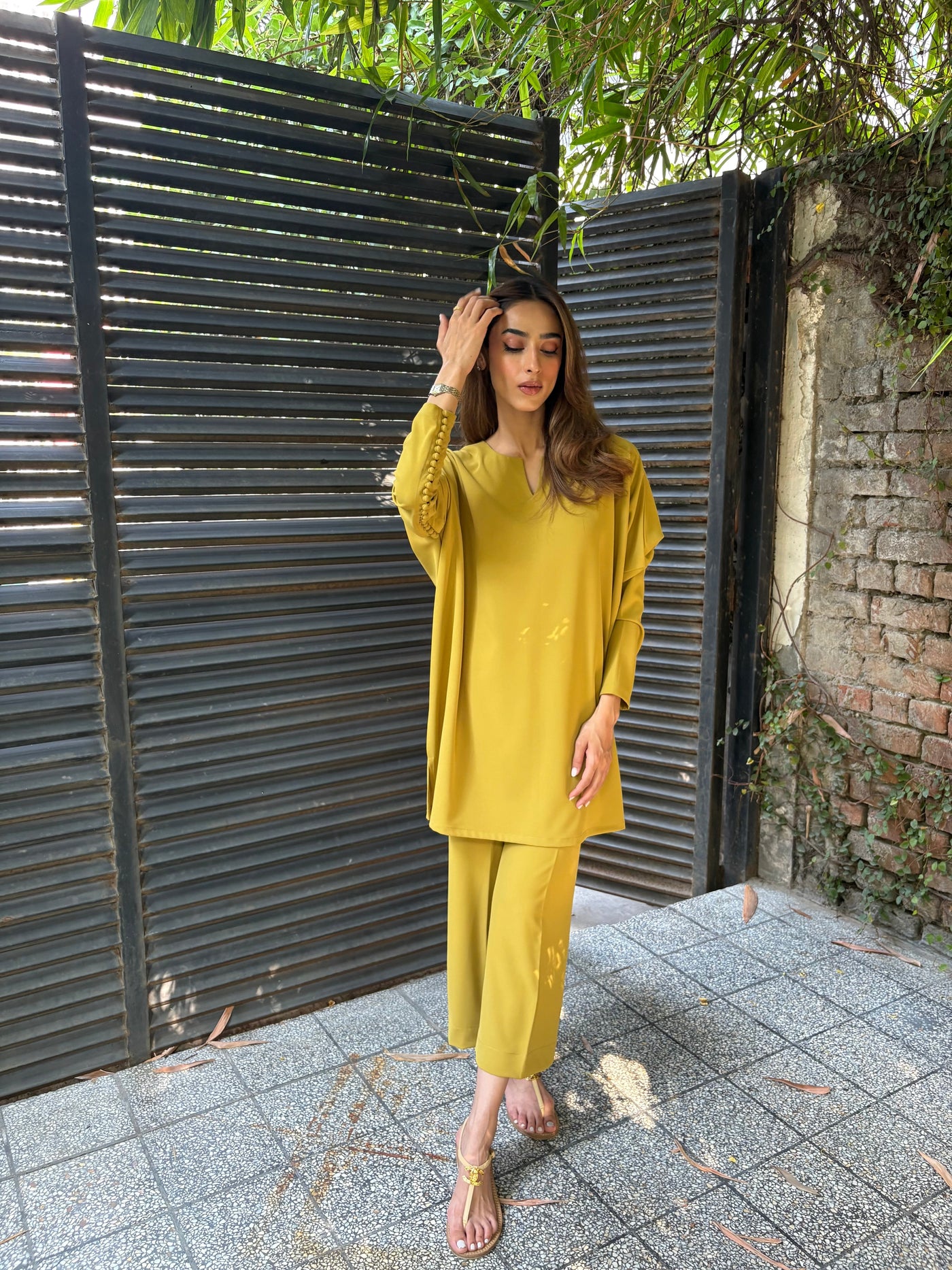 Muted Chartreuse Gabby Set