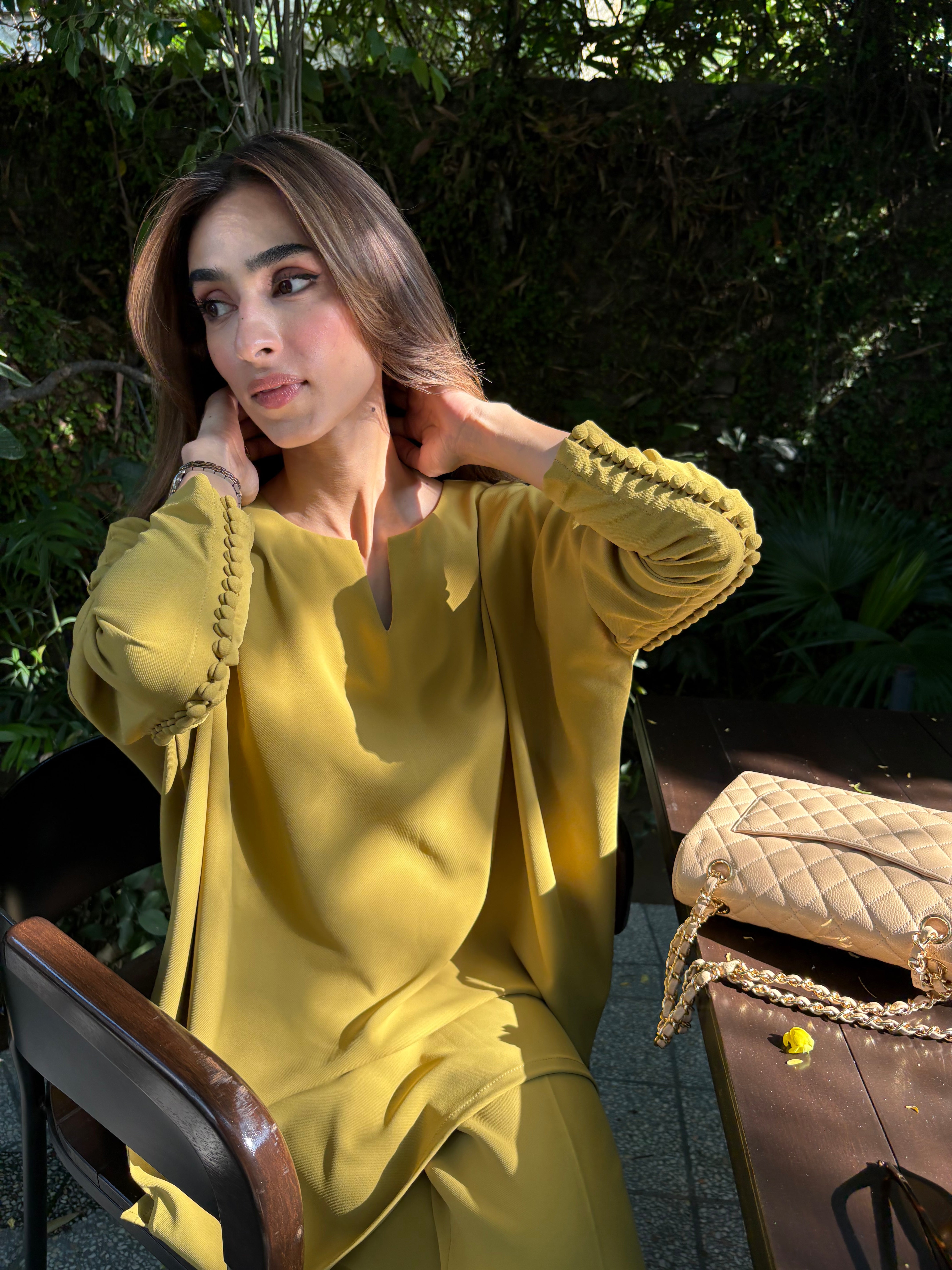 Muted Chartreuse Gabby Set