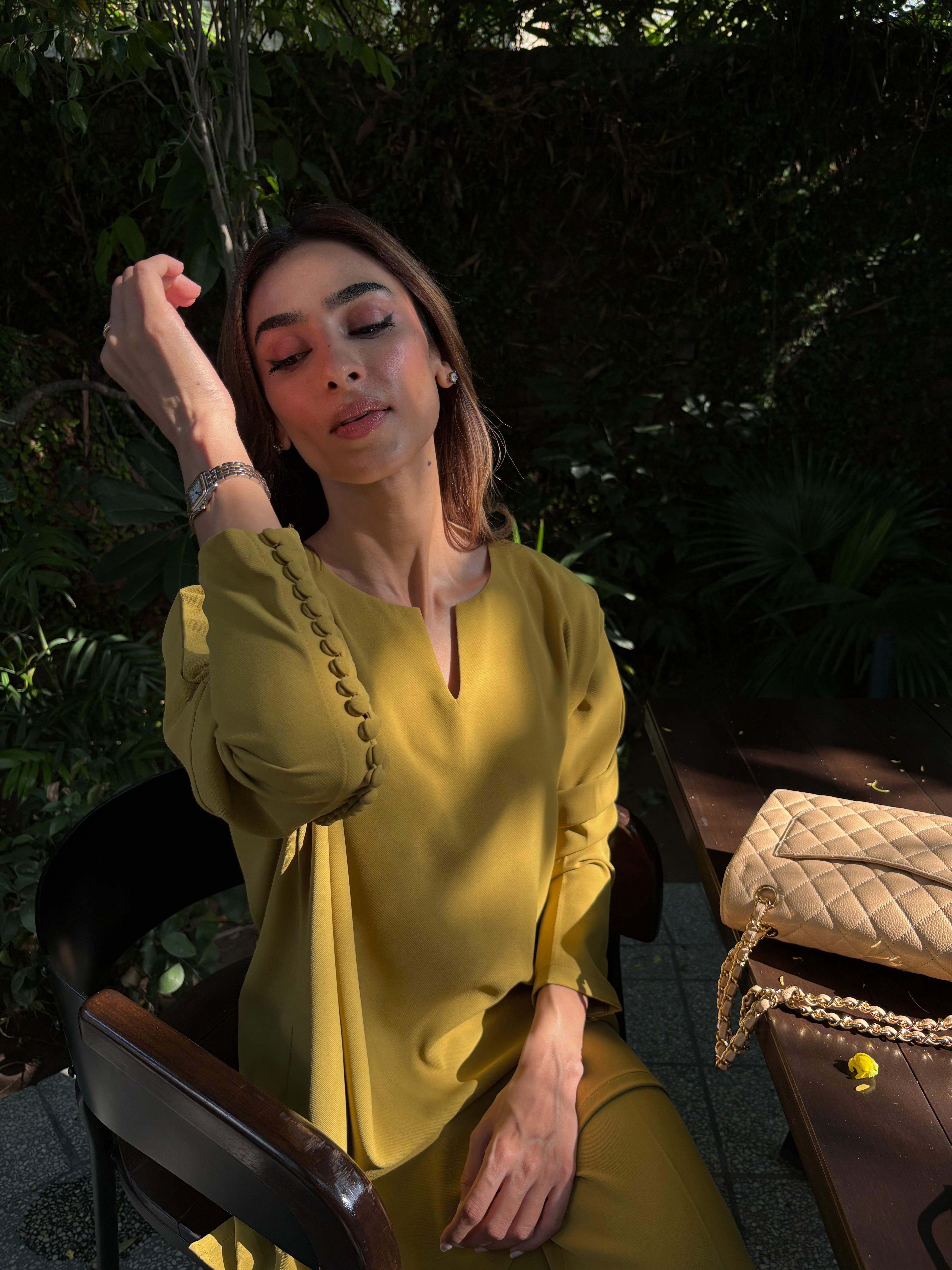 Muted Chartreuse Gabby Set