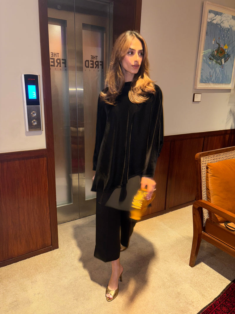 Velvet Cape Set