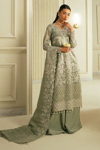 MUTED MIRAGE-3PC TISSUE EMBROIDERED PRET