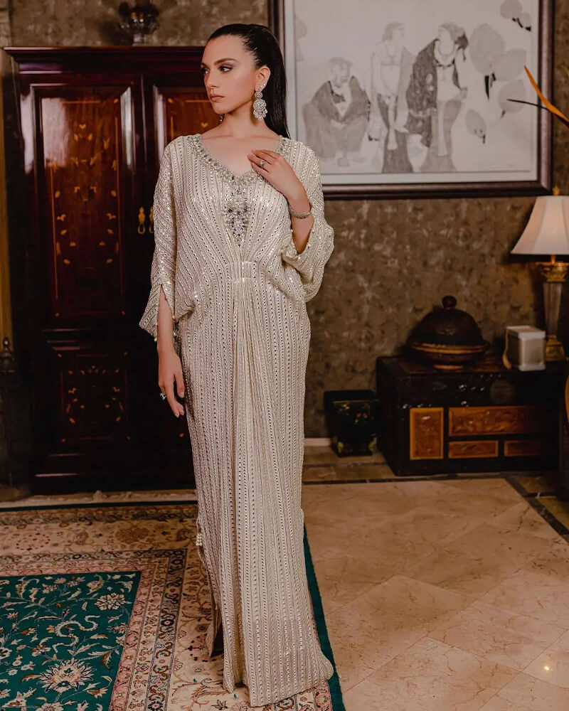 Chandi Regalia Kaftan by Alizay Saad