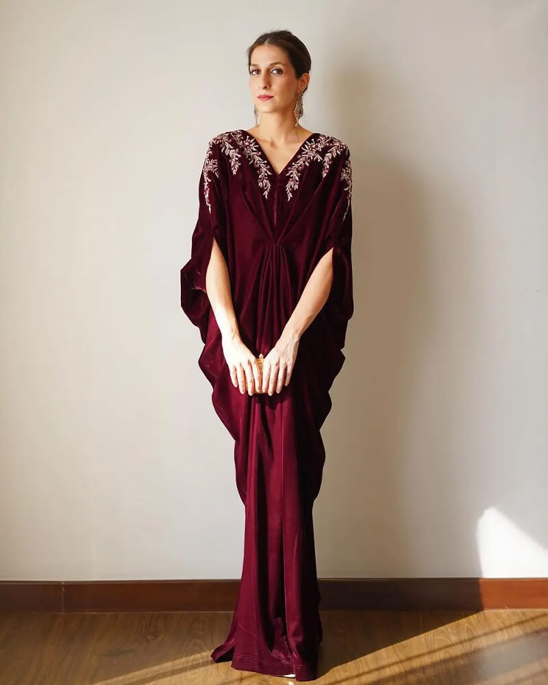 Regalia Velvet Kaftan-Semi Formal
