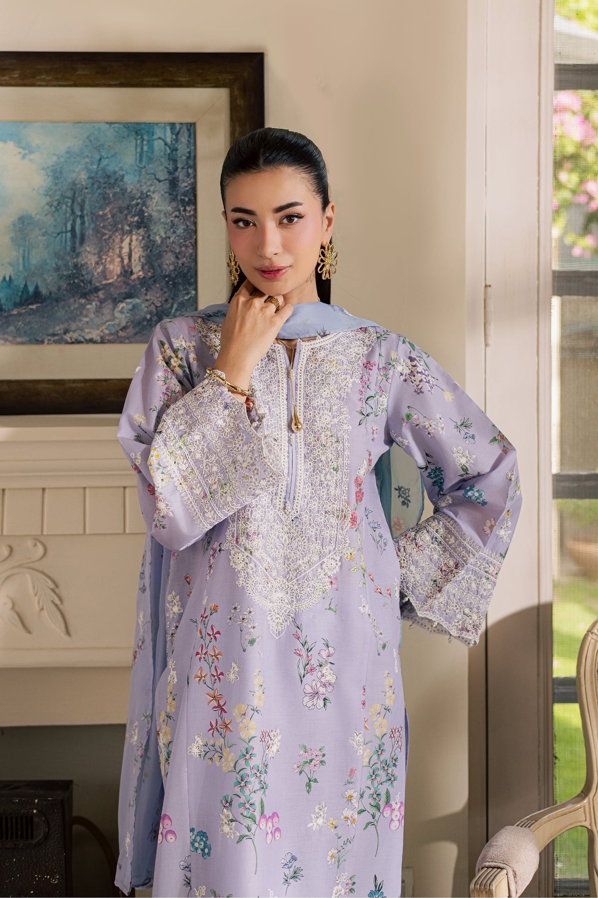 Ira 3Pc - Luxury Embroidered Lawn