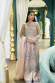 3 Piece Embroidered Cotton Net Suit