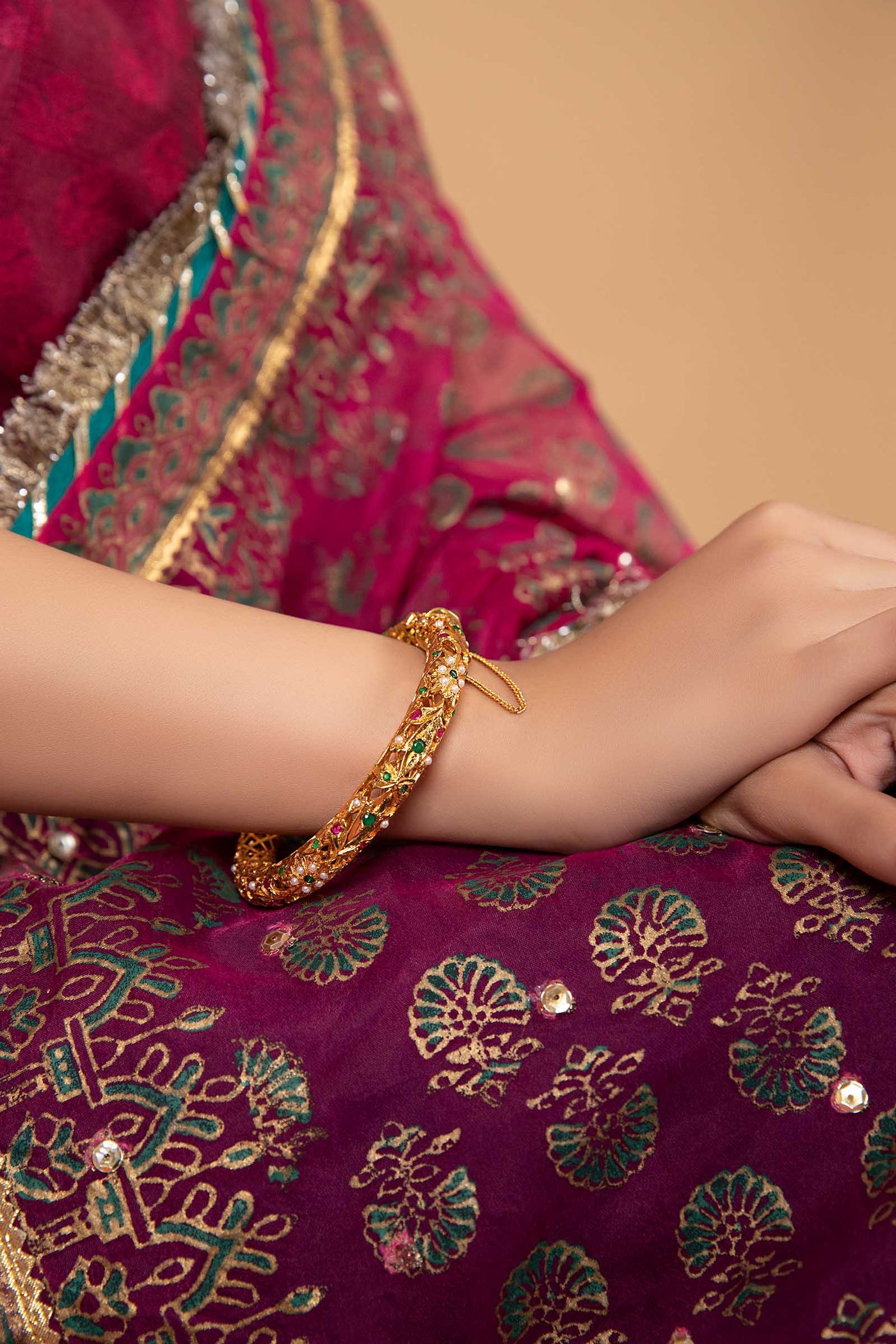 Embellished Dupatta (as shown)