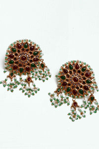 Gold plated Floral Earrings