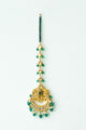 Gold plated Polki Teeka
