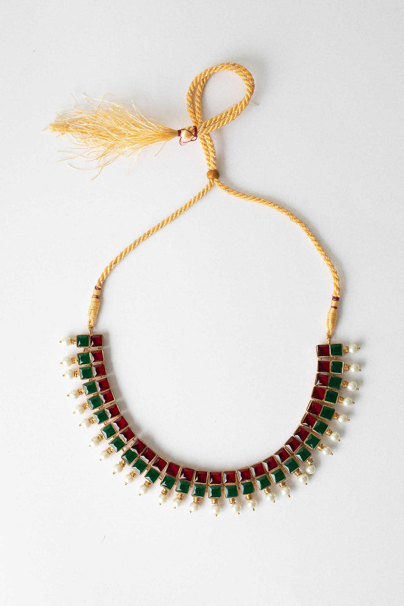 Gold Plated Quad Necklace