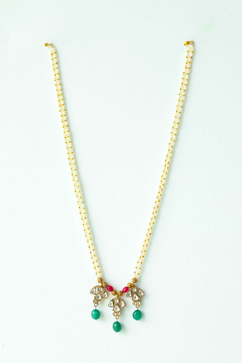 Gold plated Kundun Mala