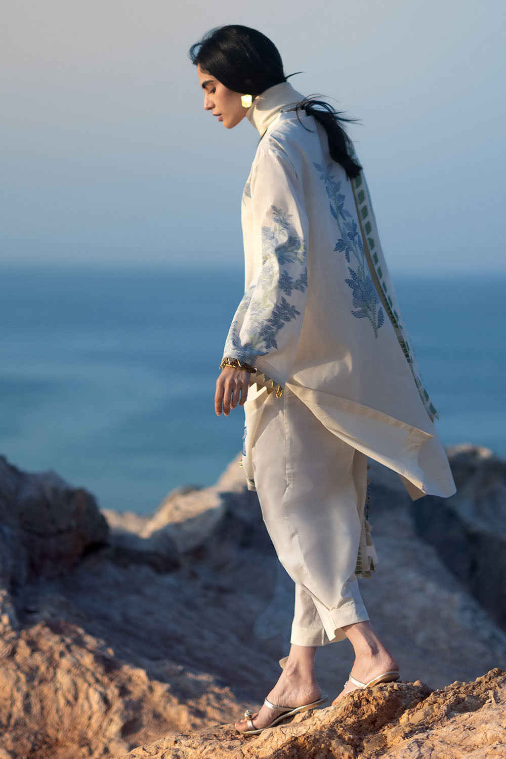 3 Piece Jacquard Suit with Jacquard Dupatta
