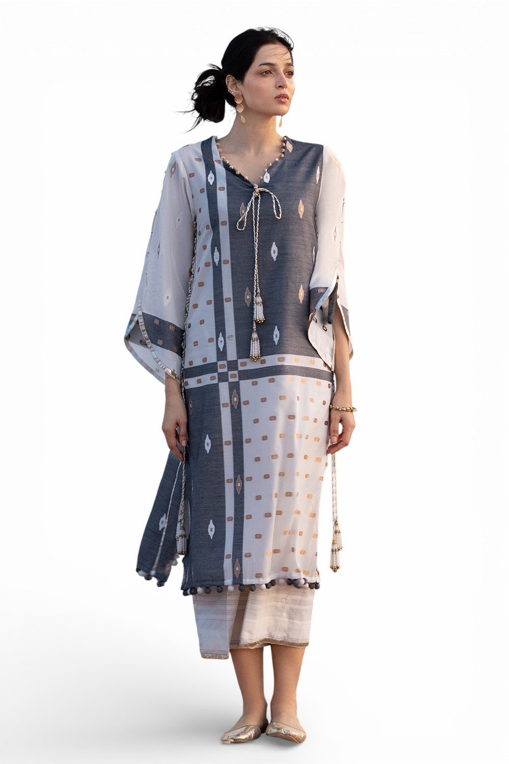2 Piece Jacquard Suit