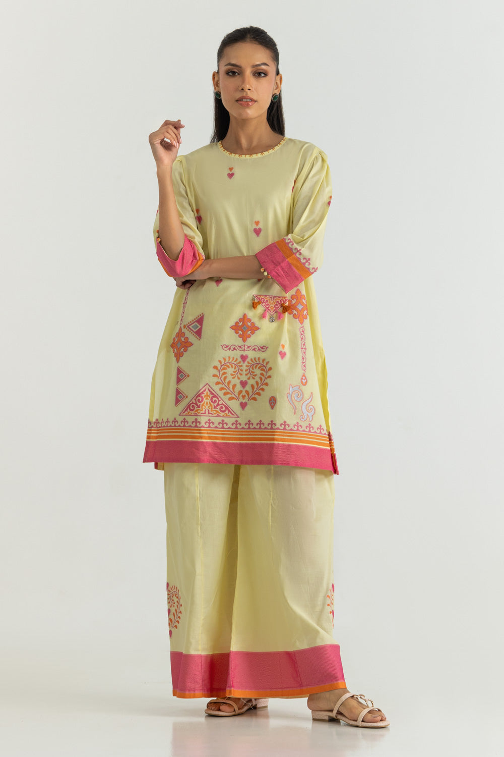 Jacquard Dyed Co-Ord Set