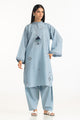 Jacquard Embroidered Shirt And Dyed Shalwar