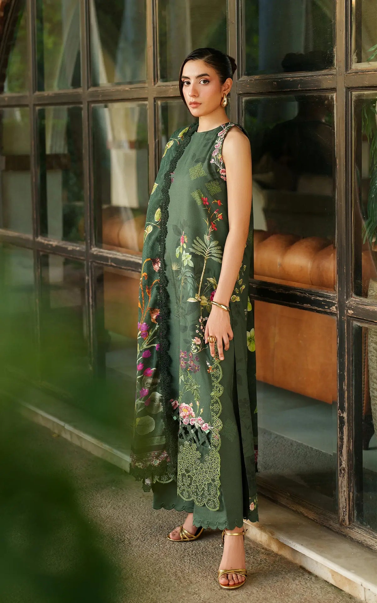 Jade Dusk-MWL25-01 | 3pcs Embroidered Unstitched Winter