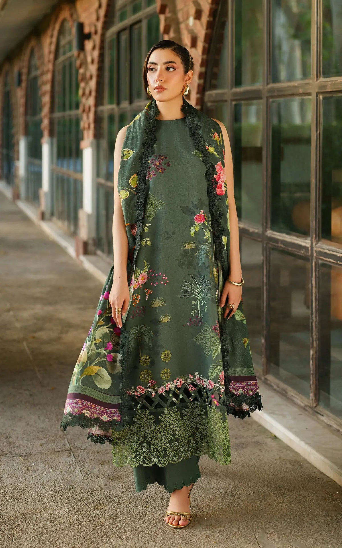 Jade Dusk-MWL25-01 | 3pcs Embroidered Stitched Suit