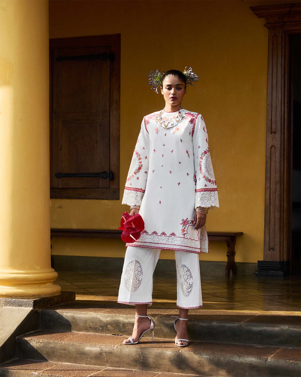Plain Cotton Silk Pants