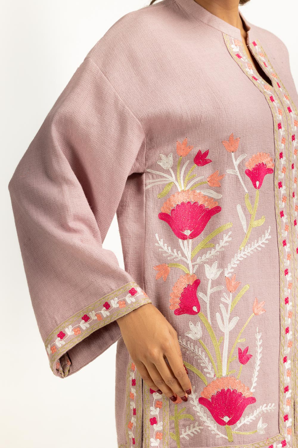 Jute Embroidered Co-Ord Set