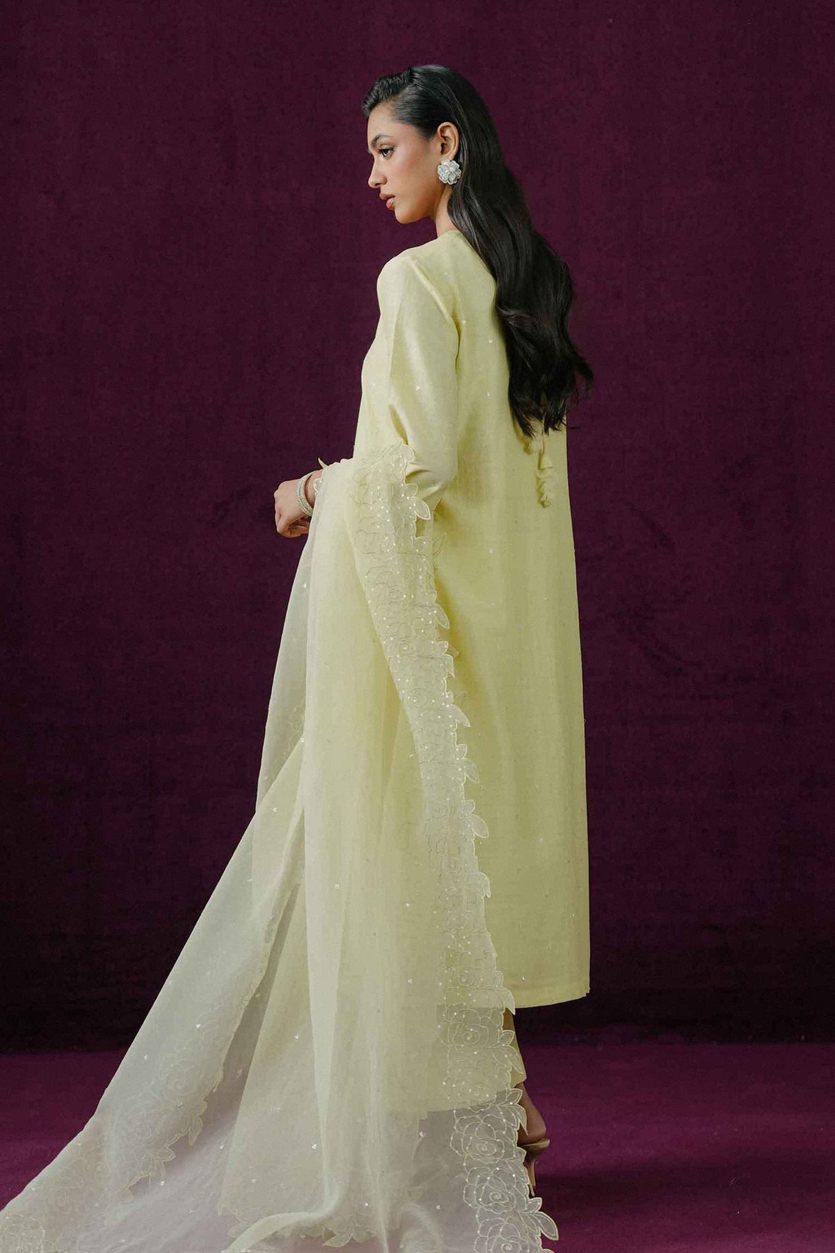 3 PIECE - EMBROIDERED SUIT - KBS26-119