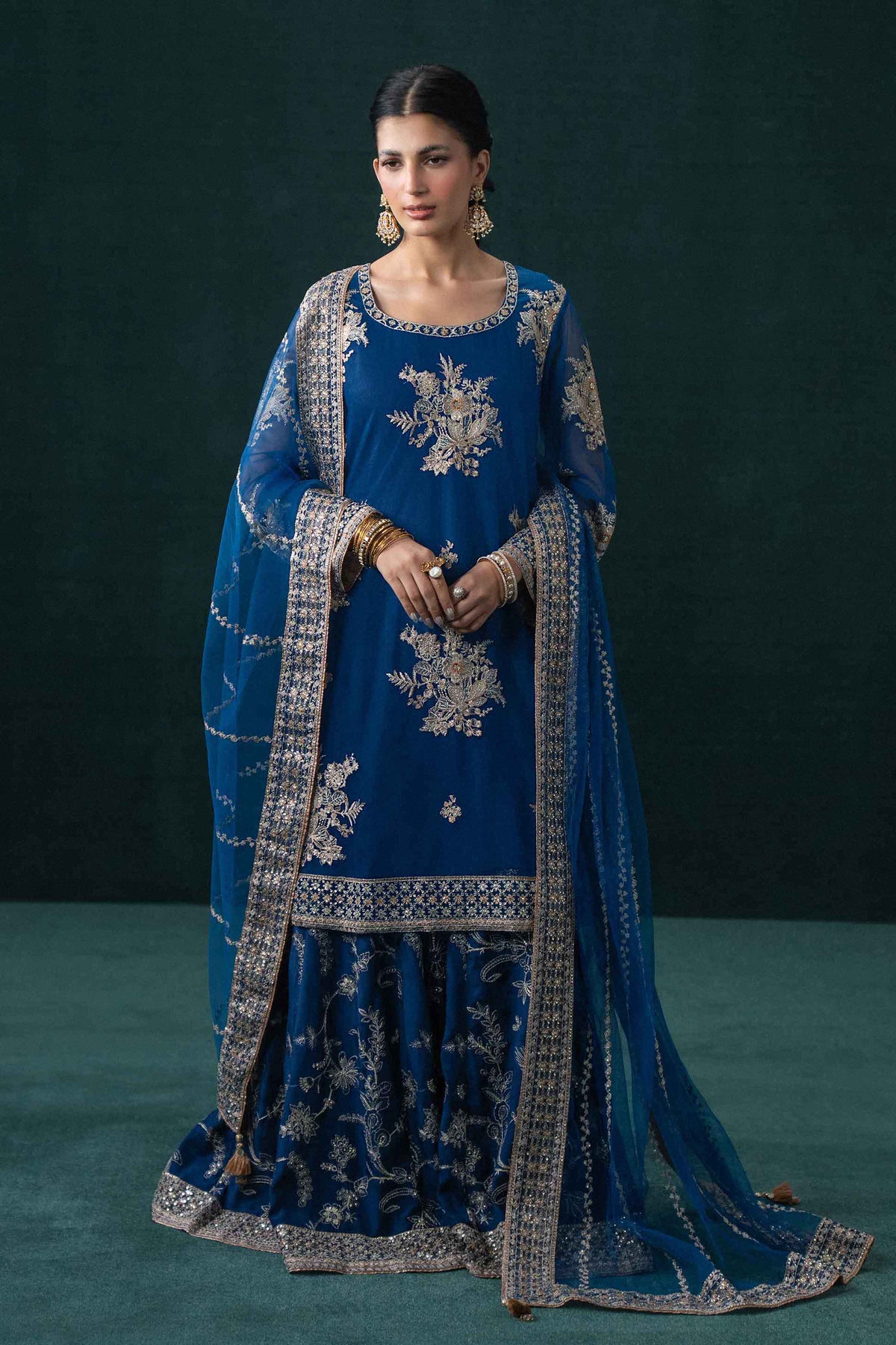 3 Piece - Embroidered Suit - KBS26-48