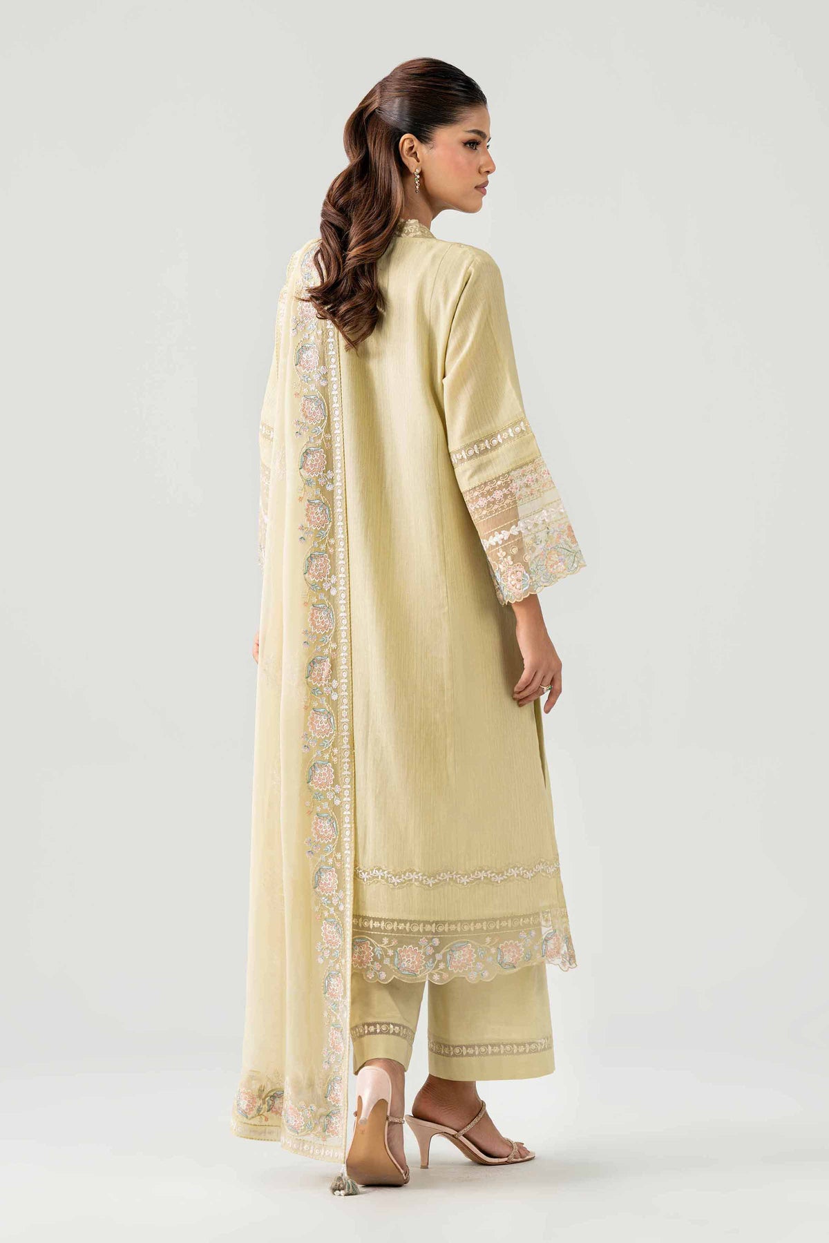 3 Piece - Embroidered Suit - KBS26-62