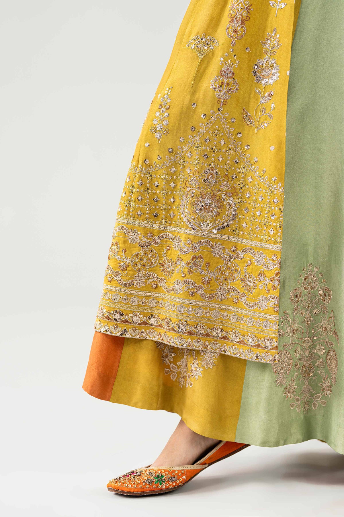 3 Piece - Embroidered Lehnga Set - KBS26-88