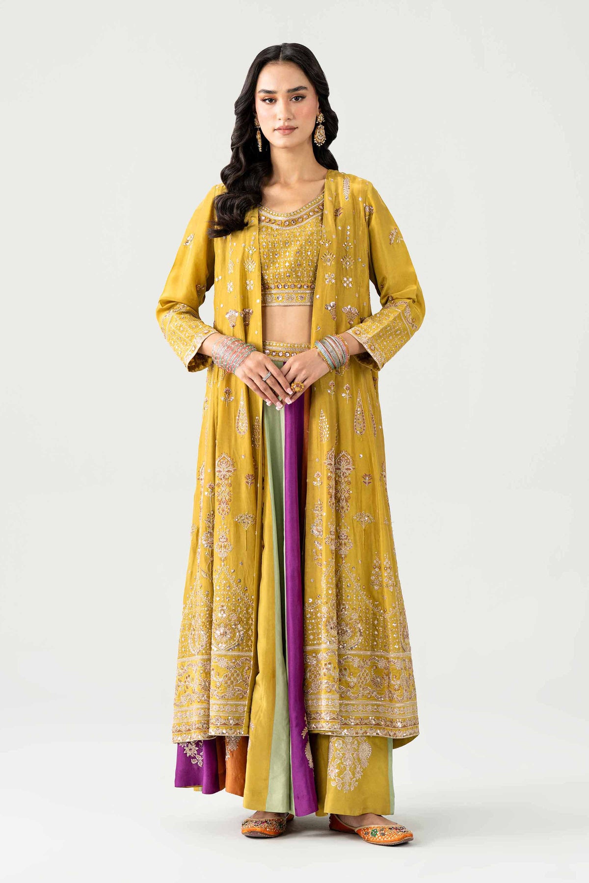 3 Piece - Embroidered Lehnga Set - KBS26-88