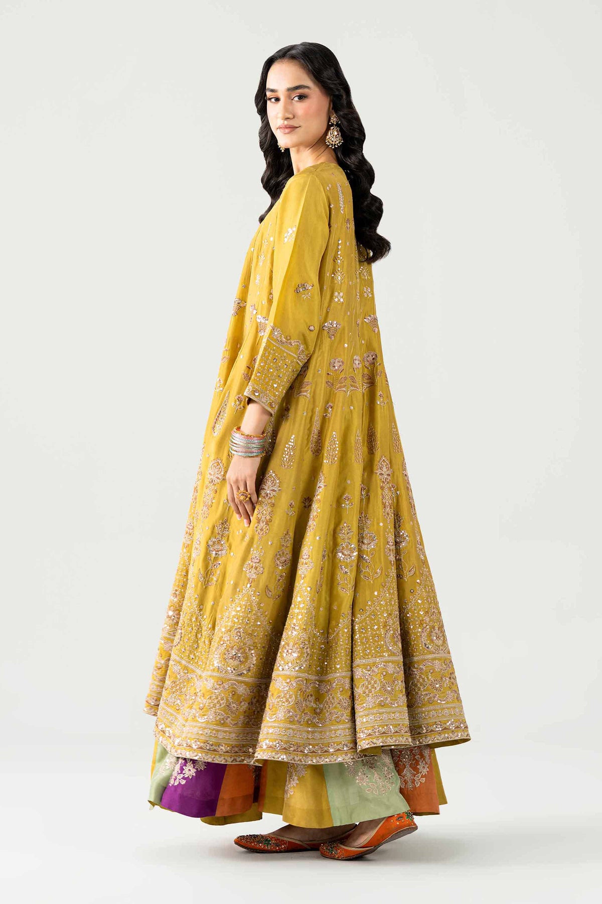3 Piece - Embroidered Lehnga Set - KBS26-88