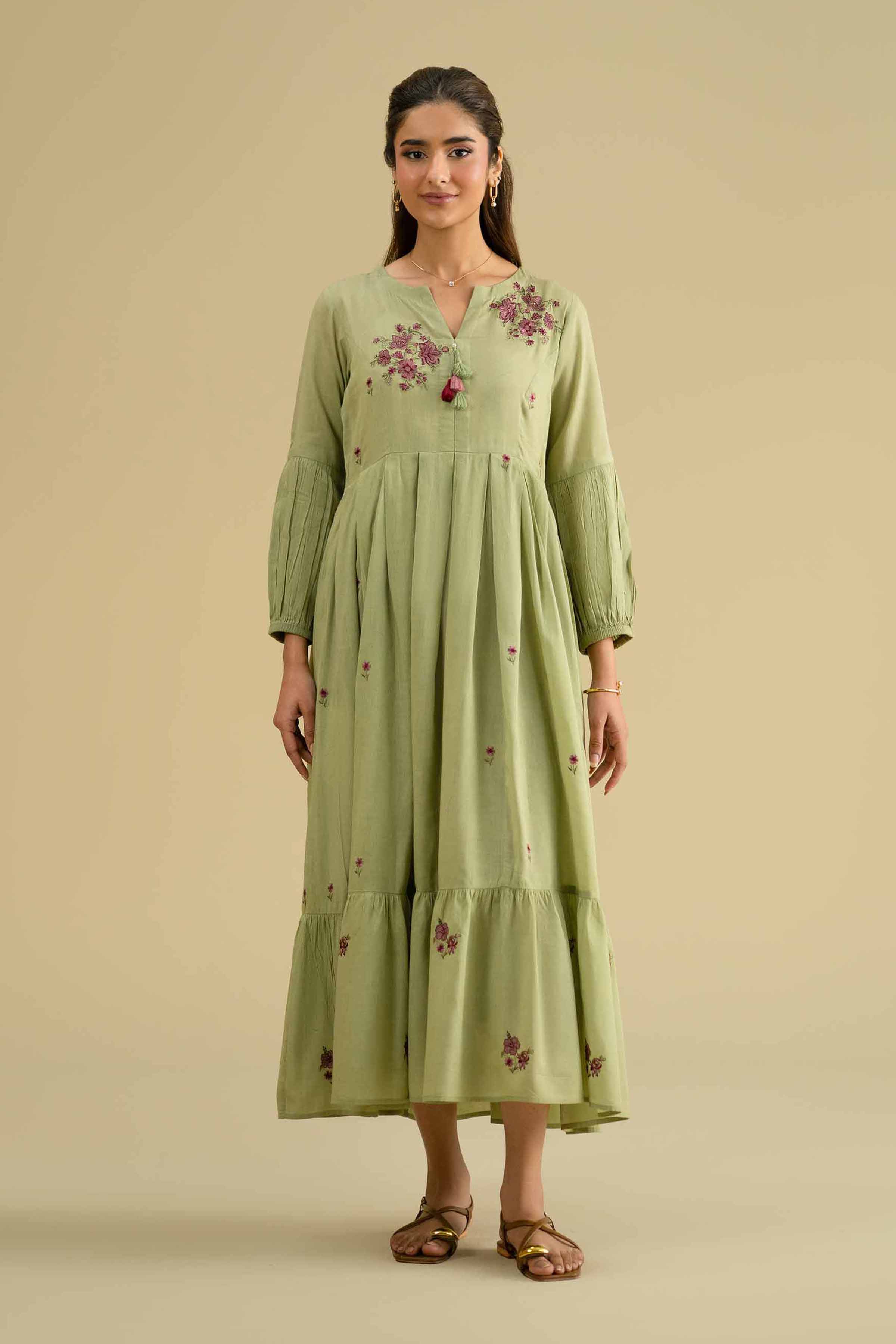 Embroidered Dress - KFE26-06