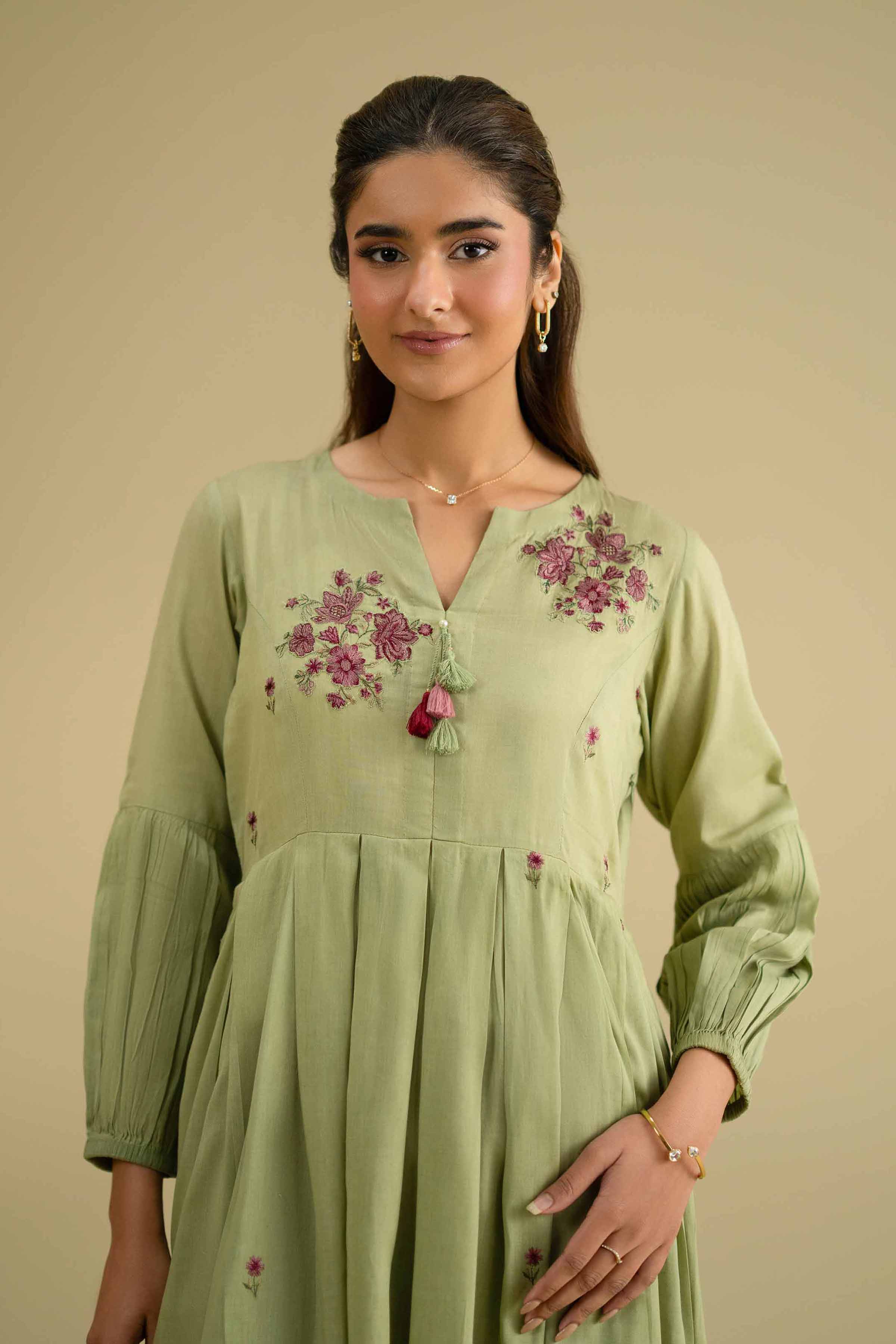Embroidered Dress - KFE26-06
